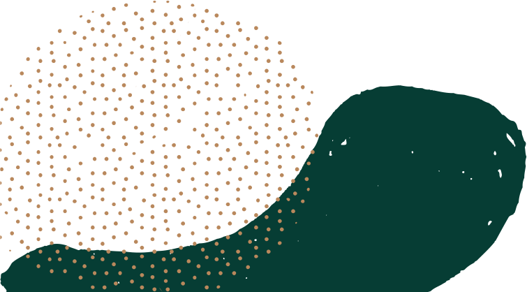 Green and gold dot pattern